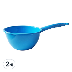 월드크린 자루바가지 중, 블루, 2개