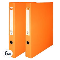 透明文件夾 A4 50入, 橘色, 6個