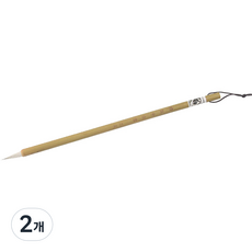 書法練習用東洋畫筆 11 白雲, 2個, 中號(26 x 0.9 cm)