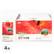 제철장터 양구 사과즙, 1L, 4개
