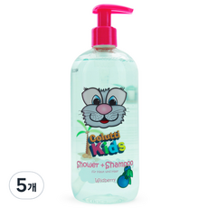 레암 키즈 펌프형 샴푸 와일드베리향, 500ml, 5개