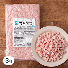 청정원 빅쵸핑햄, 1kg, 3개