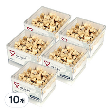 바이하츠 점보 원목장구핀 JWP, 1개입, 10개