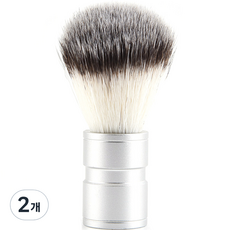 Mantoolkitz 刮鬍刀刷 刮鬍刷 銀色, 1入, 2個