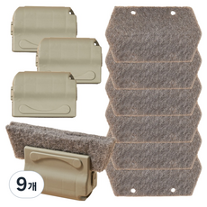 아케이바이 고급형 창틀 청소부, 9개, 혼합색상