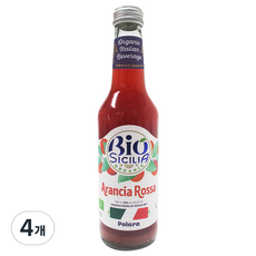 Arancia rossa紅橙果汁汽泡飲, 275ml, 4個