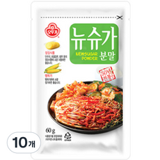 오뚜기 뉴슈가분말, 60g, 10개