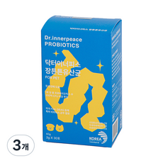 바잇미 반려동물 닥터 이너피스 영양제, 60g, 장건강/유산균, 3개