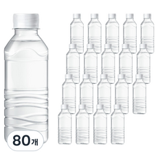 아이시스 생수 화이트캡 무라벨, 80개, 300ml
