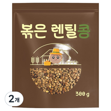 볶은 렌틸콩, 300g, 2개