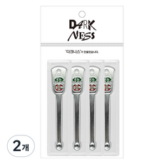 Darkness 銀色挖耳棒, 4入, 2個