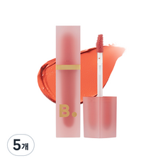 비바이바닐라 벨벳 블러드 베일 립틴트, BE01 브라이덜 샤워, 4.5g, 5개