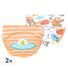 MK 如廁訓練褲 G太空船, 橘色, 2個