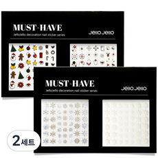 젤로젤로 머스트해브 젤네일 스티커 2종 세트, JNC-08, 2세트