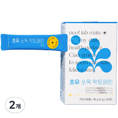 네오랩 초유 쏘옥 락토페린 20p, 40g, 2개