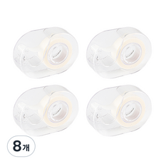 MAME紙膠帶透明蓋, 混色, 8個