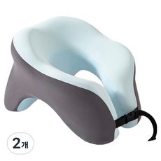 소울리치 드림업 낮잠베개, 라이트블루, 2개