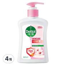 Dettol 滴露 洗手液護膚, 4個, 250ml