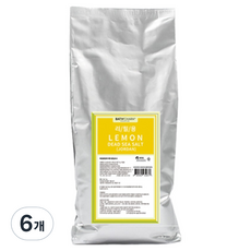 바스참 사해소금 레몬 입욕제 리필, 1kg, 6개