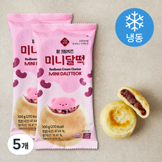 낭만부부 팥크림치즈 미니달떡 (냉동), 100g, 5개, 2개입