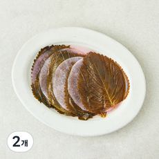 으뜸 딸기 & 복분자 넣어만든 깻잎무쌈, 500g, 2개