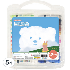 아트모아 뉴 크레파스, 24색, 5개