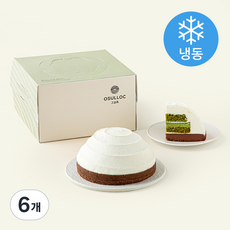 오설록 한라산 녹차 케이크 (냉동), 635g, 6개
