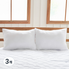 AIJA 好眠 雙層超細纖維枕芯 標準型, 白色, 3個