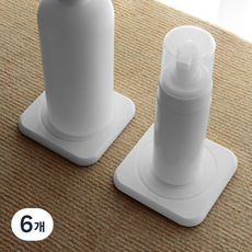 Market Plan 陶瓷矽藻土杯墊託盤, 6個, 白色