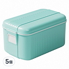 Reddot 紅點生活 新升級免手搓起泡肥皂收納盒, 5個, 湖綠色