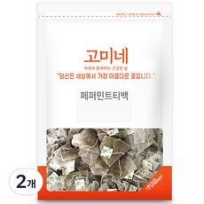 SUPERGOOD Gomine 薄荷茶三角茶包, 1g, 50包, 2袋