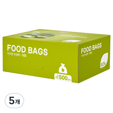 EZn이지엔 뽑아쓰는 위생백 30cm X 40cm, 대(L), 500개, 5개