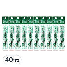 ZEBRA 斑馬牌 油性墨水 SK 替芯 0.7mm, 綠色, 40個