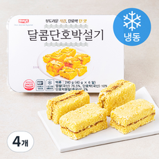 달콤 단호박설기 (냉동), 40g, 6개입, 4개
