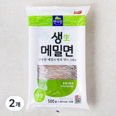 면사랑 생 메밀면, 500g, 2개