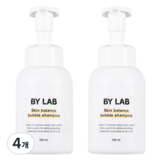 바이랩 강아지 스킨 밸런스 저자극 버블 샴푸, 320ml, 1개입, 4개
