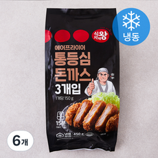 식자재왕 에어프라이어 통등심 돈까스 3개입 (냉동), 450g, 6개