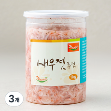 다해식품 추젓 새우젓, 1kg, 3개