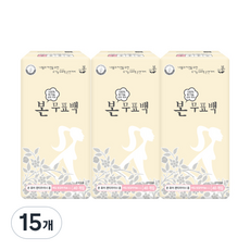 유기농본 순면 커버 팬티라이너, 15개, 40매입, 롱