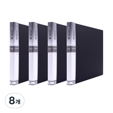 희망 고급형 크리어파일 20매, 흑색, 8개