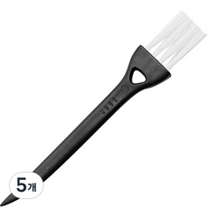 圓拳 刮鬍刀縫隙灰塵迷你清潔刷 黑白色, 1入, 5個