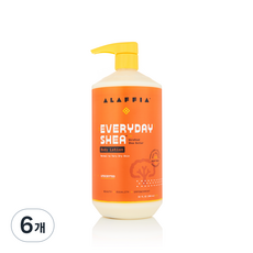 알라피아 에브리데이 시어 바디로션, 950ml, 6개