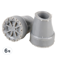 Dr.Pellis J 拐杖/手杖 替換橡膠腳套 22mm, A灰色, 6個