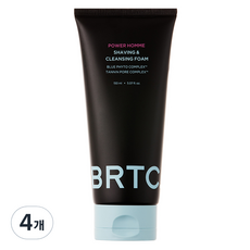BRTC. 男仕Power Homme刮鬍洗面乳, 150ml, 4條