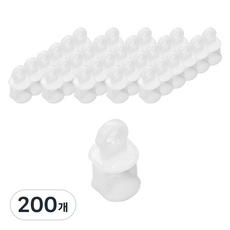 더원홈데코 커튼레일 룰러 1.2 x 2.3 cm, 화이트, 200개
