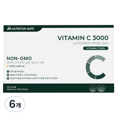 뉴트리션메이트 비타민C 3000, 6개, 120회분