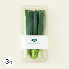 프리미엄 유기농 절단대파, 300g, 3개