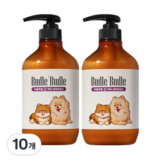 부들부들 에코랜드 퍼피 강아지 샴푸 앤 린스, 500ml, 1개입, 10개