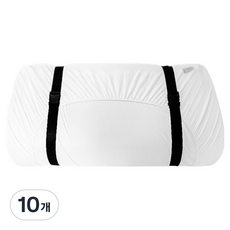 리예 토퍼 및 캐리어 고정 스트랩, 블랙, 10개