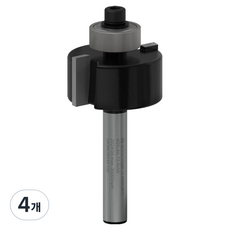 보쉬 루터 트리머 비트 라베팅 25.4 x 12.4 x 54 x 6 mm 2608628449, 4개